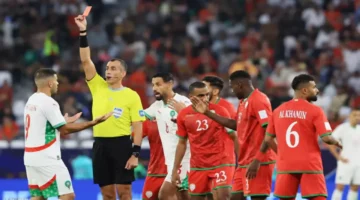 الكاراتيه يطيح بقائد منتخب المغرب بعد ركل لاعب عمان واندلاع نزاع دموي في المباراة 1